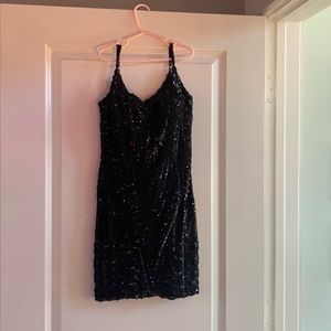 WINDSOR SPARKLY BLACK DRESS